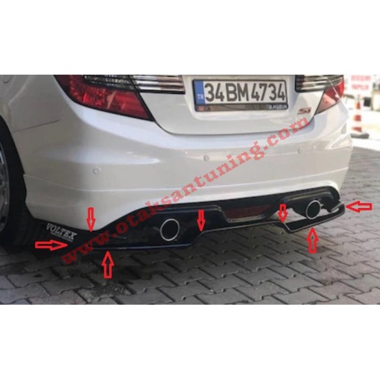 Honda Civic fb7 voltex Difüzör - OTAKSAN TUNİNG Honda Civic fb7 voltex Difüzör - OTAKSAN TUNİNG