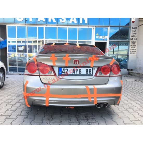 honda civic fd6 mügen arka tampon eki