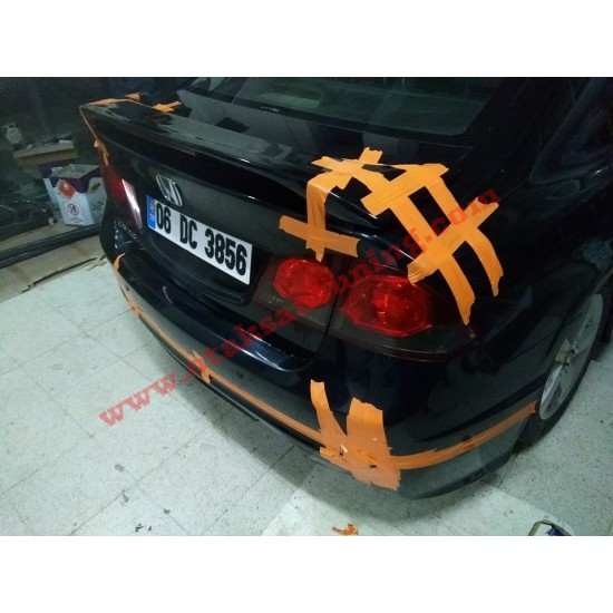 Honda civic fd6 ışıklı spoiler 