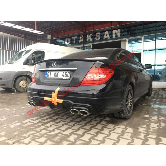 mercedes w204 c180 amg difüzör - makyajlı kasa mercedes w204 c180 amg difüzör - makyajlı kasa