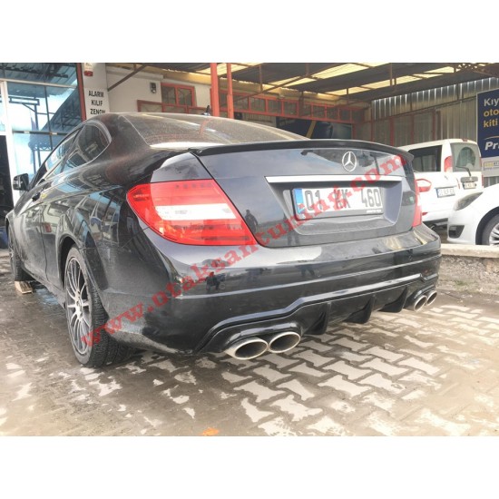 mercedes w204 c180 amg difüzör - makyajlı kasa mercedes w204 c180 amg difüzör - makyajlı kasa