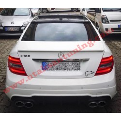 Mercedes w204 c180 amg difüzör (MAKYAJLI KASA) PLASTİK 
