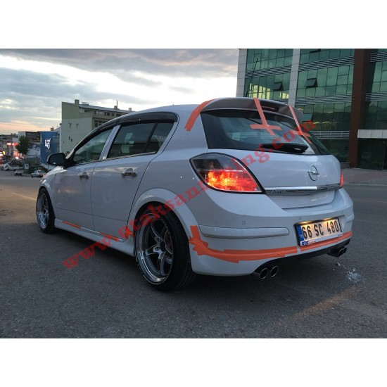 Opel astra h spoiler 