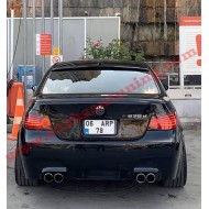 Bmw E60 kare plakalık - PLASTİK - PARLAK SİYAH