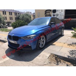 Bmw f30 m performance ön tampon eki - plastik - parlak siyah