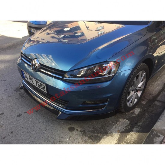 VW GOLF 7 ÖN LİP - PLASTİK - PARLAK SİYAH