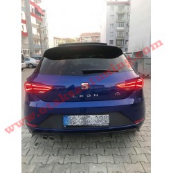 SEAT LEON MK3.5 DİFÜZÖR - PLASTİK - PARLAK SİYAH